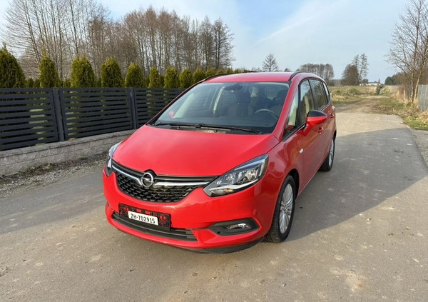 Opel Zafira cena 53800 przebieg: 66400, rok produkcji 2017 z Siedlce małe 704